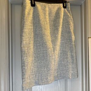 Preston & York Sky Blue And White Skirt